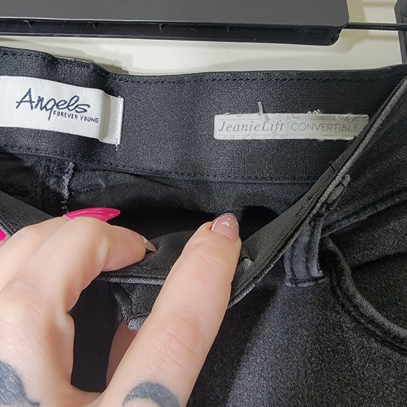 4/$20 Angels Jeanie Lift Convertible Stretch Skinny Jeans Size 10 - Picture 6 of 6